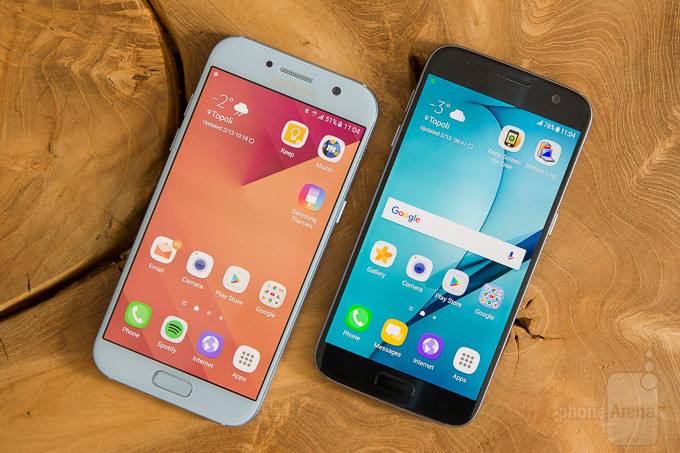 Samsung Galaxy A5 2017 vs Samsung Galaxy S7