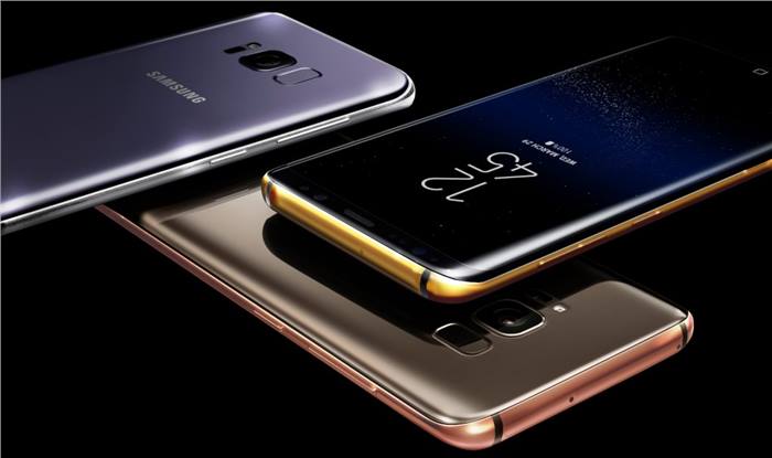 نسخة من هاتفي Galaxy S8 و S8+ مطلية بذهب 24 قيراط