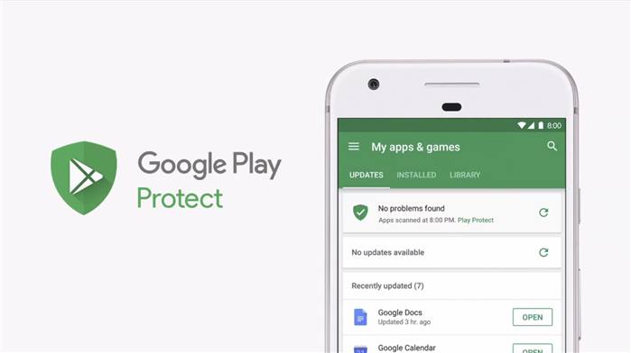 جوجل توفر ميزة Play Protect لحماية هاتفك من التطبيقات الضارة لكل المستخدمين