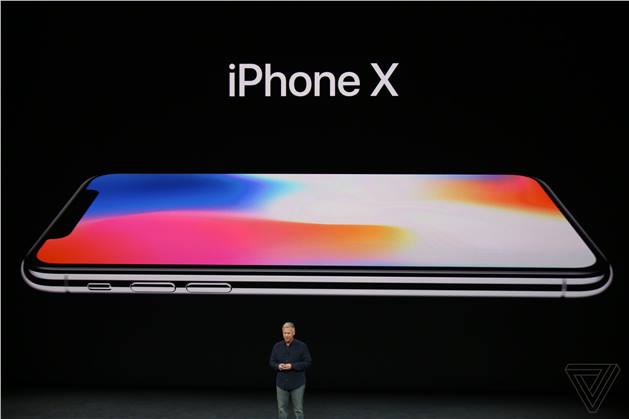 آبل تعلن رسمياً عن هاتف iPhone X بشاشة OLED وحواف نحيفة