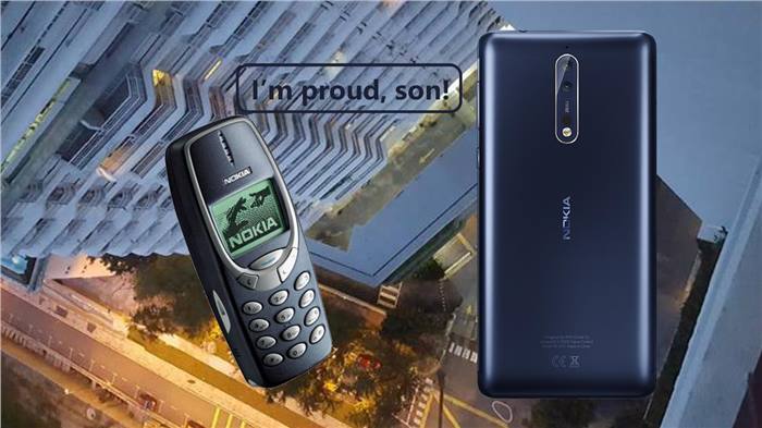 الهاتف Nokia 8 ينجو بعد السقوم من إرتفاع 100 متر