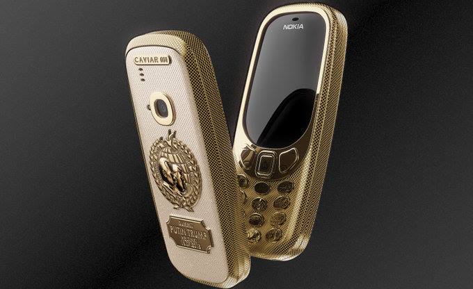 نسخة جديدة من Nokia 3310 من التيتانيوم والذهب 24 قيراط