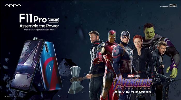 إطلاق إصدار Marvel من الهاتف Oppo F11 Pro في 24 أبريل