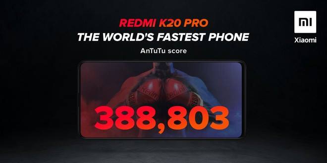 الهاتف Redmi K20 Pro يتجاوز OnePlus 7 Pro ويصبح أسرع هاتف في العالم