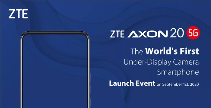 شركة ZTE ستقدم أول هاتف بكاميرا أمامية أسفل الشاشة