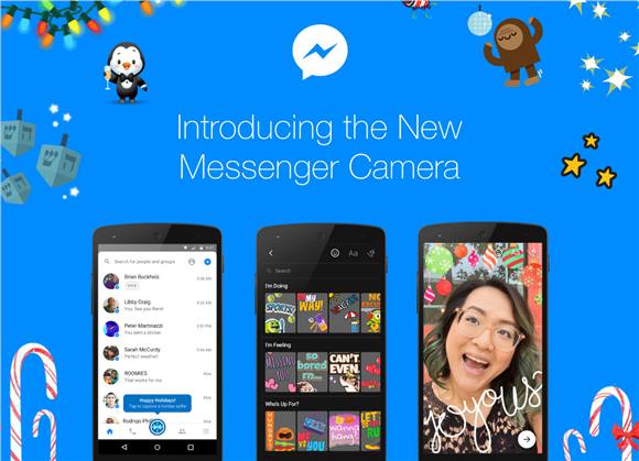 تحديث ضخم لفيسبوك ماسنجر يركز على الكاميرا لمنافسة Snapchat