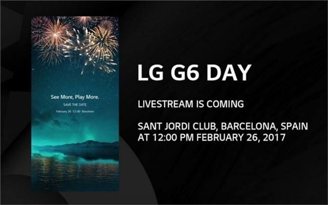 البث المباشر لمؤتمر إل جي للإعلان عن هاتف G6