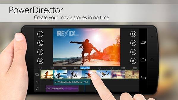 تطبيق Power Director لمونتاج الفيديو