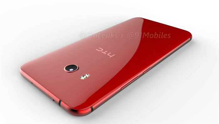 هاتف HTC U 11 يظهر في فيديو جديد باللون الأحمر