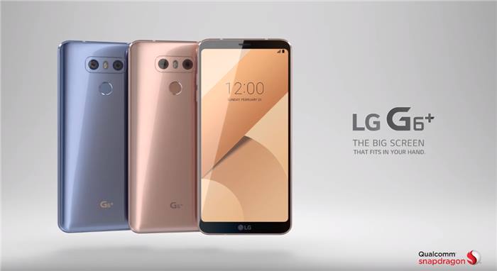 إل جي تنشر إعلان دعائي لهاتف G6+