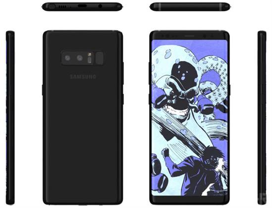 صور جديدة توضح تصميم هاتف Galaxy Note 8