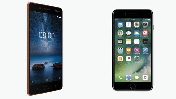 مقارنة بين Nokia 8 و iphone 7 فمن الأفضل ؟