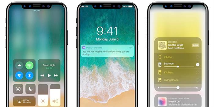 الجهة الأمامية في هاتف iPhone X ستكون باللون الأسود