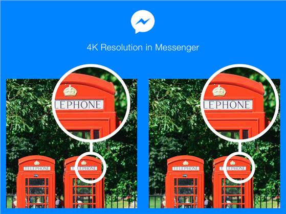 الأن يُمكنك إرسال الصور بدقة عالية على فيسبوك ماسنجر