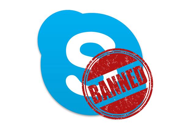 على غرار واتساب تم إزالة skype من جميع متاجر التطبيقات بالصين