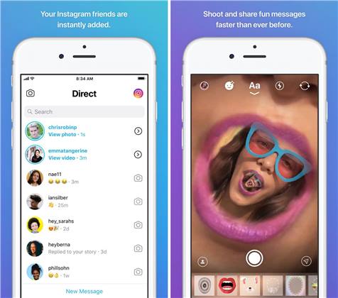 إنستجرام ستطلق تطبيق مستقل للرسائل يُدعى Direct