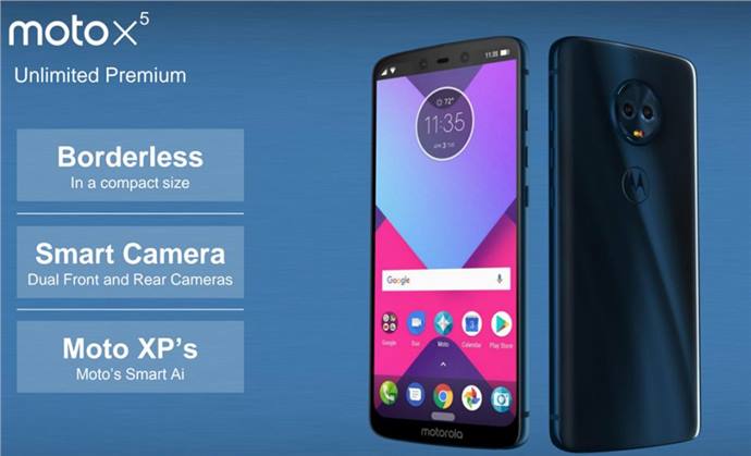 تسريب صورة لهاتف Moto X5 تؤكد قدومه بقطع في الشاشة مثل iPhone X