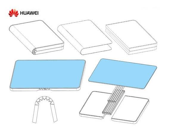براءة إختراع من هواوى لهاتف جديد قابل للطى