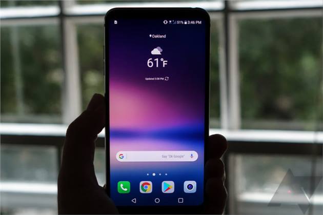 هاتف LG V40 سيأتي بخمس كاميرات وشاشة بها نوتش