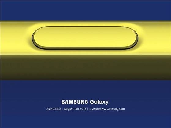 رسمياً الإعلان عن هاتف Galaxy Note 9 يوم 9 أغسطس