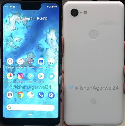 تسريب صور جديدة لهاتف جوجل Pixel 3 XL