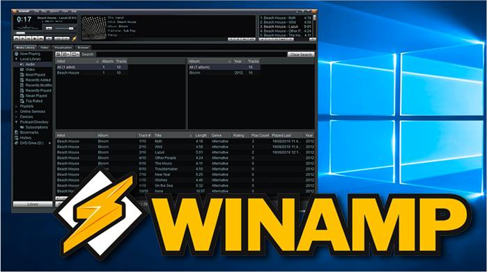 عودة كبيرة لمشغل الموسيقى المشهور Winamp مع بداية عام 2019