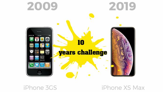 تحدى الـ 10yearschallenge لأفضل الشركات المصنعة للهواتف الذكية