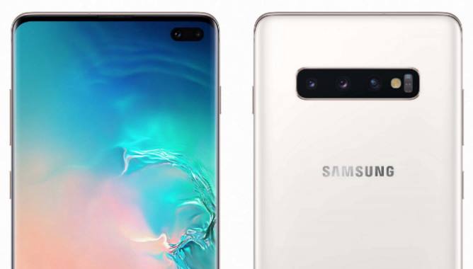 تسريب صور لهاتف Galaxy S10+ الذي سيأتي بجهة خلفية سيراميكية