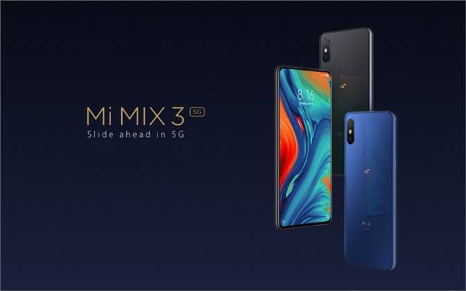 شاومي تعلن عن هاتف Mi Mix 3 5G