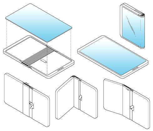 براءة إختراع تكشف أن هاتف سامسونج القابل للطى القادم سيكون تقليد لـ Huawei Mate X