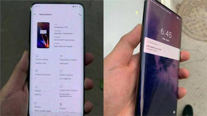 صور مسربة يقال أنها للهاتف OnePlus 7 Pro أول هاتف 5G للشركة