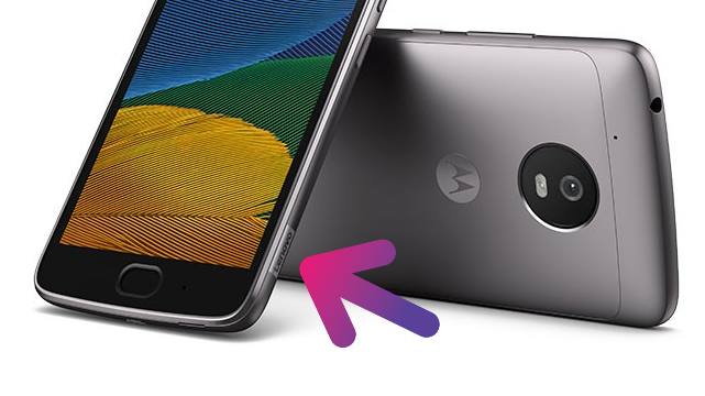 اسم لينوفو سيتواجد على إطار هاتف Moto G5