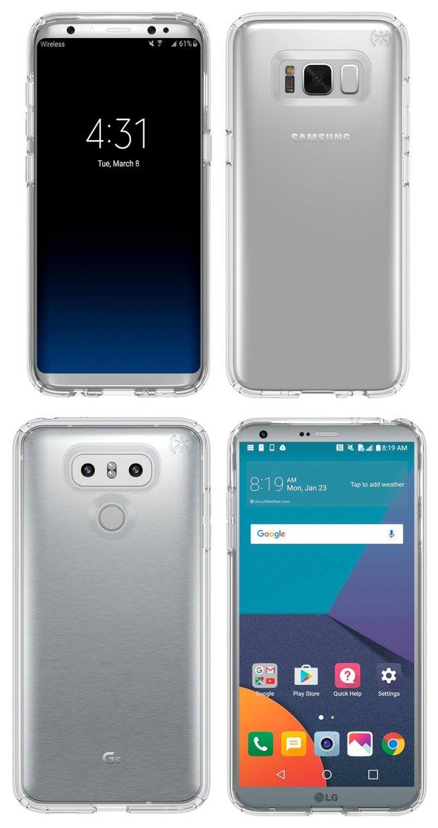 تسريب صورة أكثر وضوحاً لهاتف Galaxy S8 وهاتف LG G6