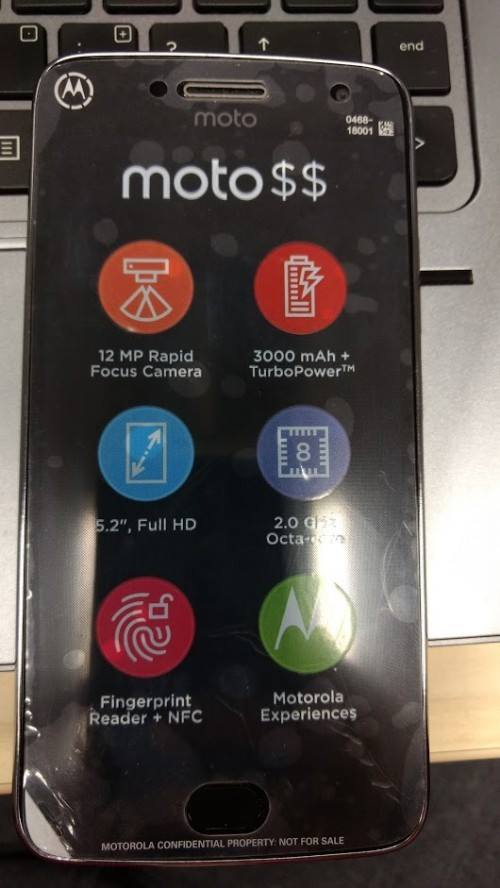 هاتف Moto G5 Plus سيأتي بشاشة 5.2 بوصة 1080p وكاميرا جيدة