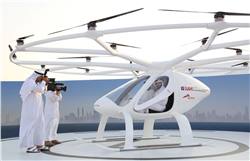 أول سيارة أجرة طائرة فى العالم " تختبرها دبى "