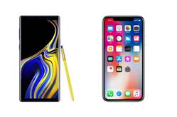 Galaxy Note 9 يفشل فى أول الإختبارات أمام iphone X