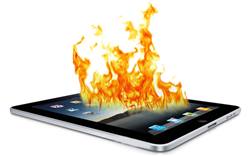 إخلاء متجر أبل الهولندى بسبب إرتفاع شديد فى درجة حرارة بطارية ipad