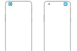 براءة إختراع من أوبو لهاتف بثقب فى الشاشة للكاميرا الأمامية ولكن بشكل مختلف