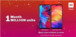 شاومى تكرر إنجاز بيع مليون هاتف Redmi Note 7 و Note 7 Pro فى شهر واحد فقط
